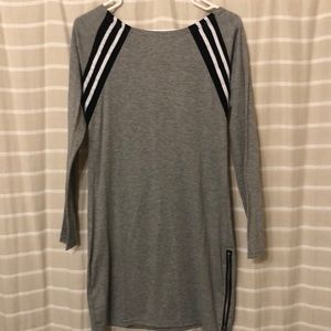 Long-sleeve t-shirt dress